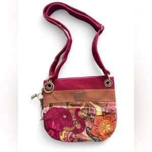 KARMA like NEW paisley and corduroy boho crossbody. Like new condition!